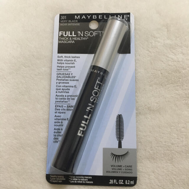 MAYBELLINE(メイベリン)の新品未開封品   メイベリン フルアンドソフト コスメ/美容のベースメイク/化粧品(マスカラ)の商品写真