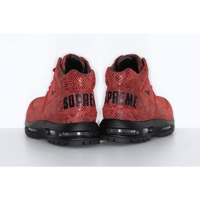 Supreme(シュプリーム)のSUPREME × NIKE AIR MAX GOADOME Red 9.5 メンズの靴/シューズ(スニーカー)の商品写真