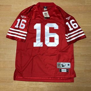 リーボック(Reebok)の未使用 Reebok NFL 49ers JOE MONTANA ユニフォーム(アメリカンフットボール)