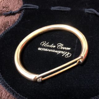 中古UNDERCOVERアンダーカバーゴールドバングルブレスレット