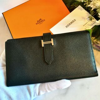 エルメス(Hermes)のエルメス HERMES 長財布 美品 ベアンスフレ ヴォー エプソン (財布)