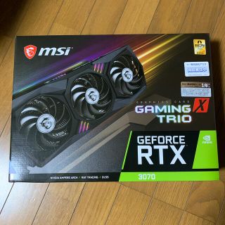 MSI GeForce RTX 3070 GAMING X TRIO 新品(PCパーツ)