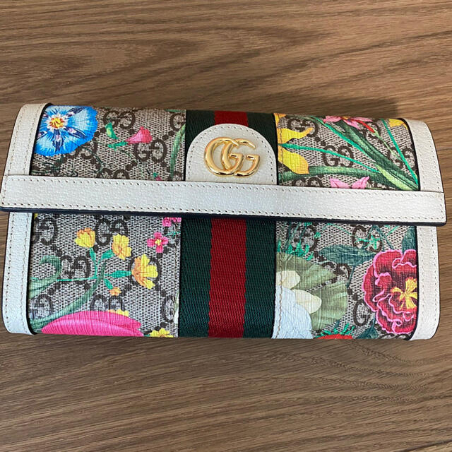 Gucci(グッチ)のGUCCI GGフローラ オフィディア コンチネンタルウォレット レディースのファッション小物(財布)の商品写真