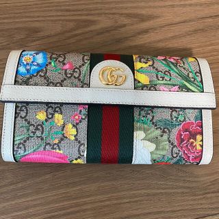 Gucci - GUCCI GGフローラ オフィディア コンチネンタルウォレットの