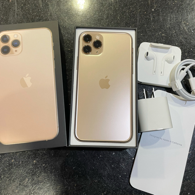 Apple(アップル)のiPhone11 Pro Gold 256GB スマホ/家電/カメラのスマートフォン/携帯電話(スマートフォン本体)の商品写真