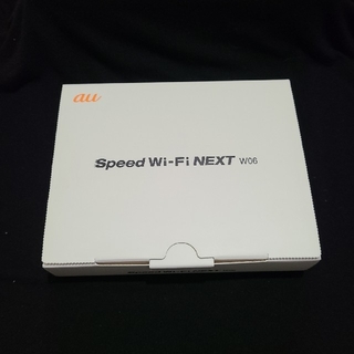 エーユー(au)の【新品】WiMAX2+ Speed Wi-Fi NEXT W06【未使用】(その他)