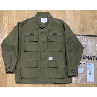 ダブルタップス(W)taps)のWTAPS JUNGLE LS OLIVE Sサイズ　ダブルタップス(シャツ)