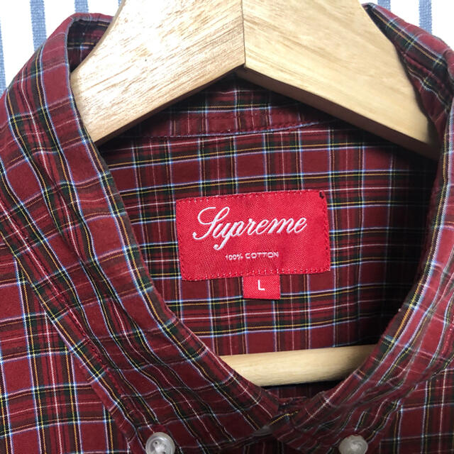 supremeチェックシャツ