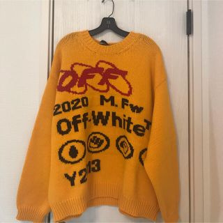 オフホワイト(OFF-WHITE)の【新品】off white INDUSTRIAL KNITWEAR ニット(ニット/セーター)