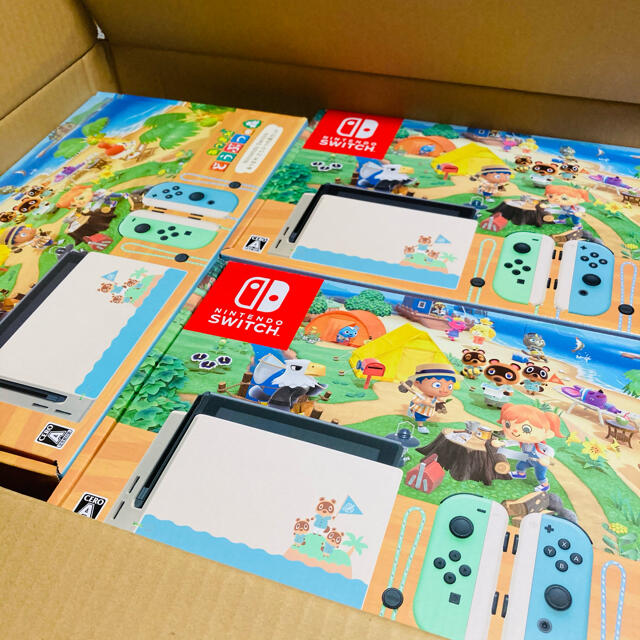 【再入荷！】 - Switch Nintendo Nintendo 9台 あつまれどうぶつの森セット Switch 家庭用ゲーム機本体