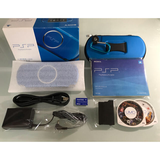 プレイステーションポータブル(PlayStation Portable)のPSP-3000  バイブラントブルー　ブロッサムピンク(携帯用ゲーム機本体)