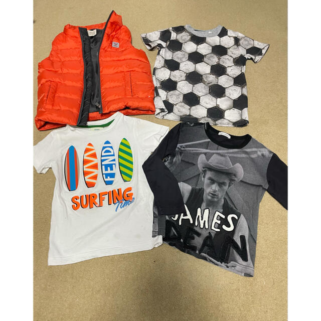 ARMANI JUNIOR(アルマーニ ジュニア)の3〜4歳 BOYS5点セットおまけ付 キッズ/ベビー/マタニティのキッズ服男の子用(90cm~)(Tシャツ/カットソー)の商品写真