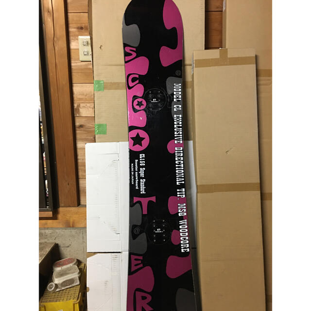 black様用スノーボードセット SCOOTER CL156 BURTON