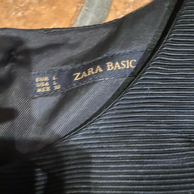 ZARA(ザラ)のZARA ザラ　ワンピース　パーティードレス　サイズL レディースのワンピース(ひざ丈ワンピース)の商品写真