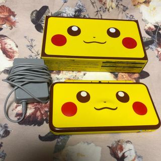 ニンテンドー2DS(ニンテンドー2DS)の【美品】ニンテンドー２ＤＳ　ＬＬ　ピカチュウエディション(携帯用ゲーム機本体)