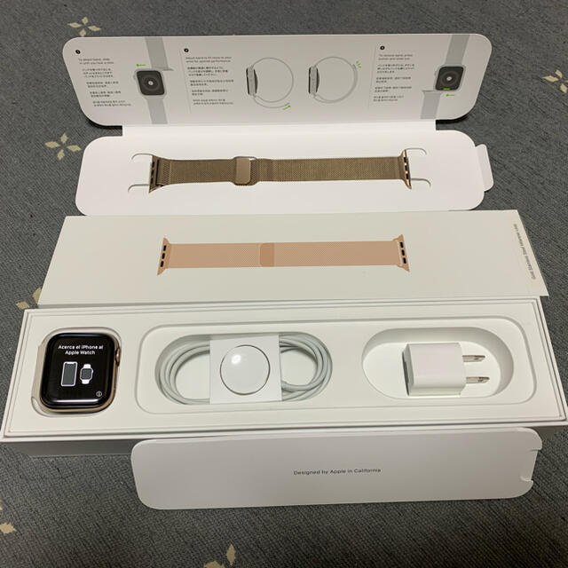 Apple Watch series5 44mm ステンレスケース腕時計(デジタル)