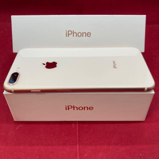 Apple(アップル)のSIMフリー iPhone8plus 64GB ゴールド スマホ/家電/カメラのスマートフォン/携帯電話(スマートフォン本体)の商品写真