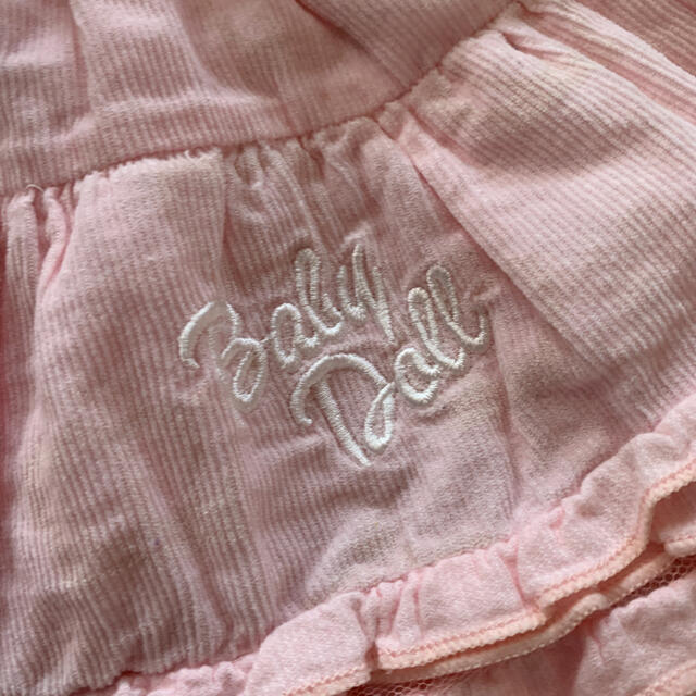 BABYDOLL(ベビードール)のベビードール　フリル　スカート キッズ/ベビー/マタニティのキッズ服女の子用(90cm~)(スカート)の商品写真