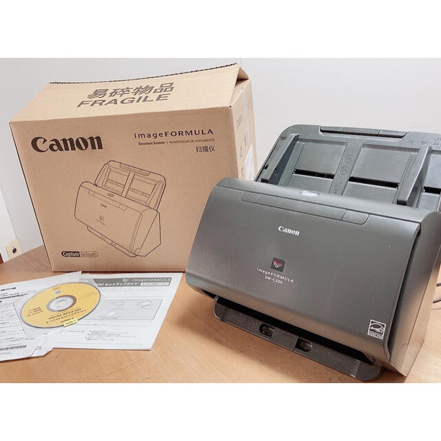 トップ 【中古】Canon - Canon DR-C230 スキャナー imageFORMULA OA機器