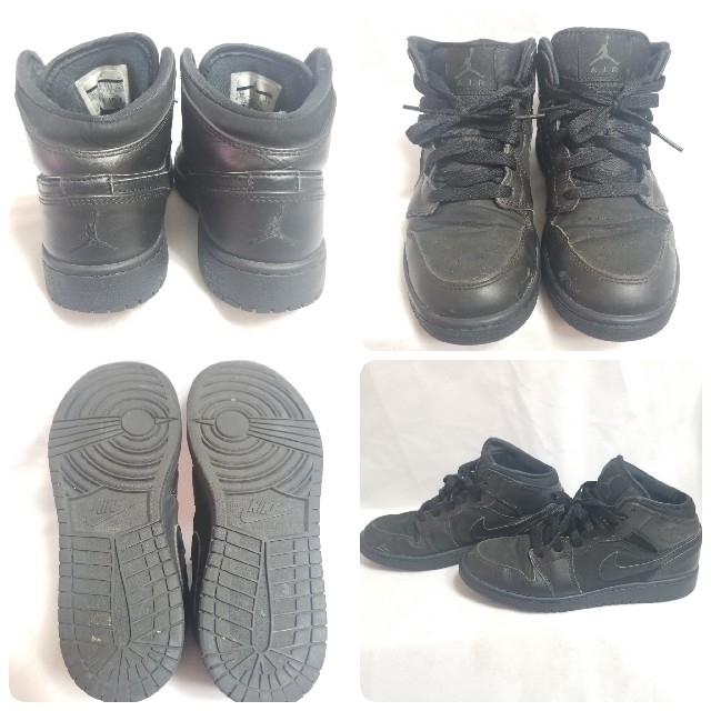 NIKE AIR JORDAN 1 MID ナイキ エアージョーダン1❗ブラック 1