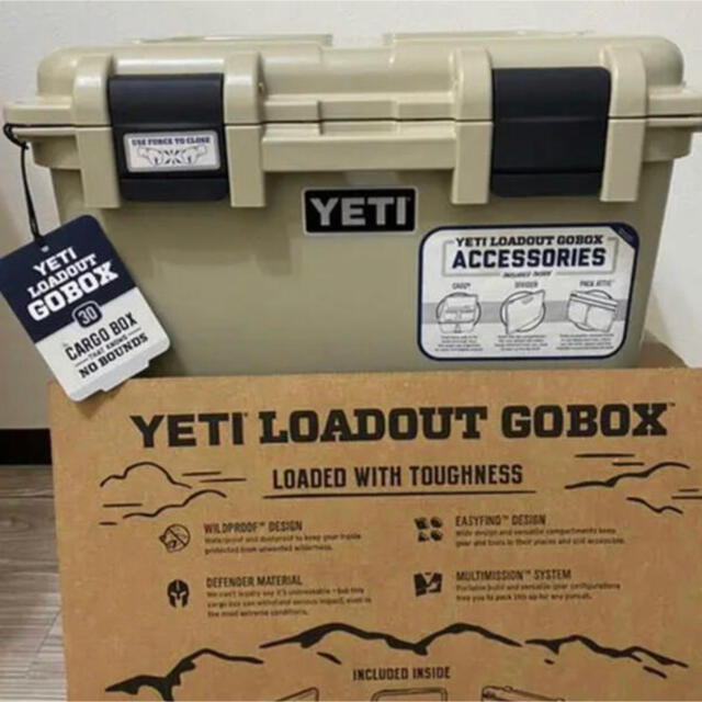 約54kg容量YETI Loadout Gobox 30 タン