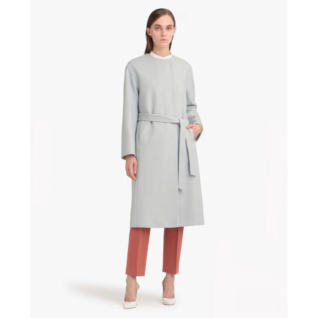 Theory luxe 20aw ノーカラーコート iconicfan.com.au
