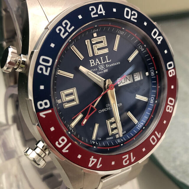 BALL WATCH ボールウォッチ　ロードマスター マリン　GMT 赤青　限定