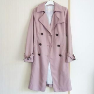 BE RADIENCE トレンチコート ギンガムチェック Chay