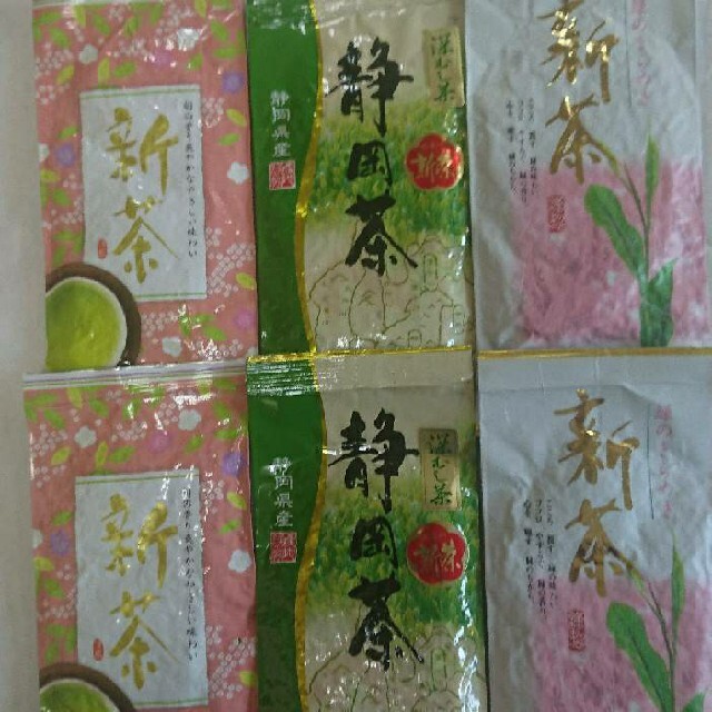 静岡県産 深蒸し茶 飲み比べ 100g6袋静岡茶 食品/飲料/酒の飲料(茶)の商品写真