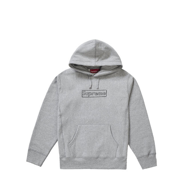 Supreme KAWS Chalk Logo Hooded カウズ L