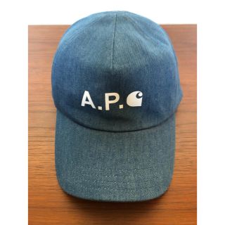 アーペーセー(A.P.C)の【新品】A.P.C デニムキャップ CARHARTT(キャップ)