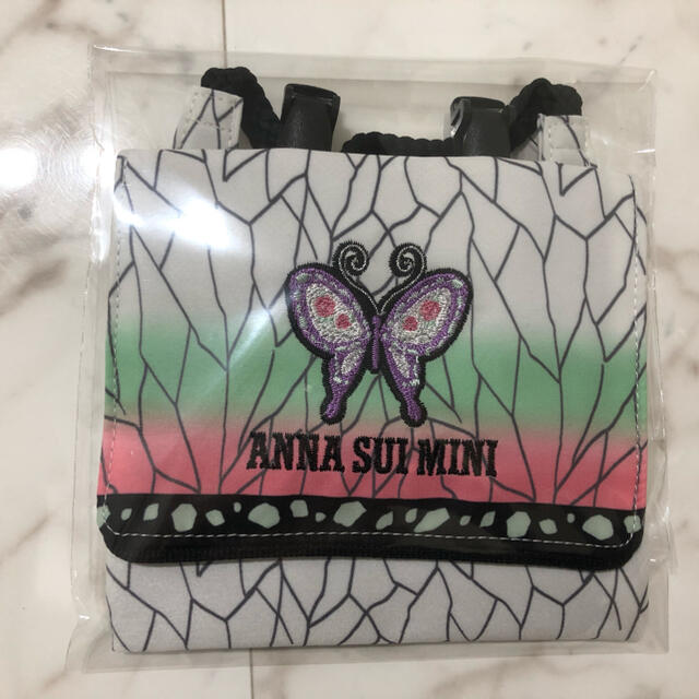 ANNA SUI mini(アナスイミニ)のあーちゃん様専用　新品  アナスイミニ  鬼滅の刃　胡蝶しのぶ　移動ポケット キッズ/ベビー/マタニティのこども用バッグ(ポシェット)の商品写真