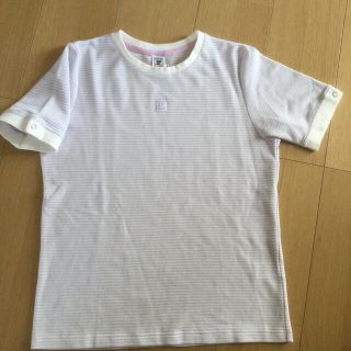 クレージュ(Courreges)のmechan122様用クレージュ💙ストライプ半袖T シャツ💙40デサント(Tシャツ(半袖/袖なし))