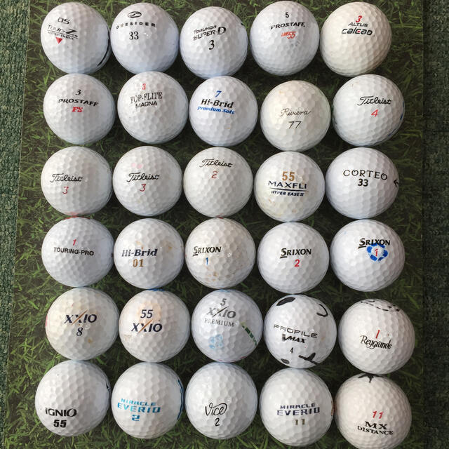 ロストボール  メーカー色々  ❷ 30球 スポーツ/アウトドアのゴルフ(その他)の商品写真