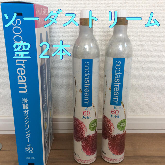 ソーダストリーム ガスシリンダー2本 空 | hmgrocerant.com