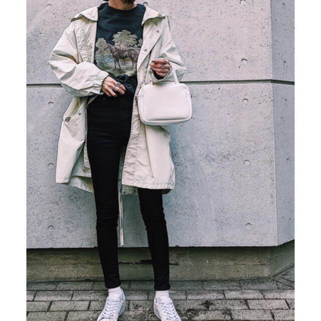 moussy(マウジー)のmoussy/HW Rebirth BLACK SKINNY（L）/ロングサイズ レディースのパンツ(デニム/ジーンズ)の商品写真