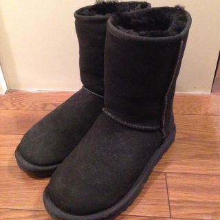 アグ(UGG)のUGG♡黒 ムートンブーツ(ブーツ)