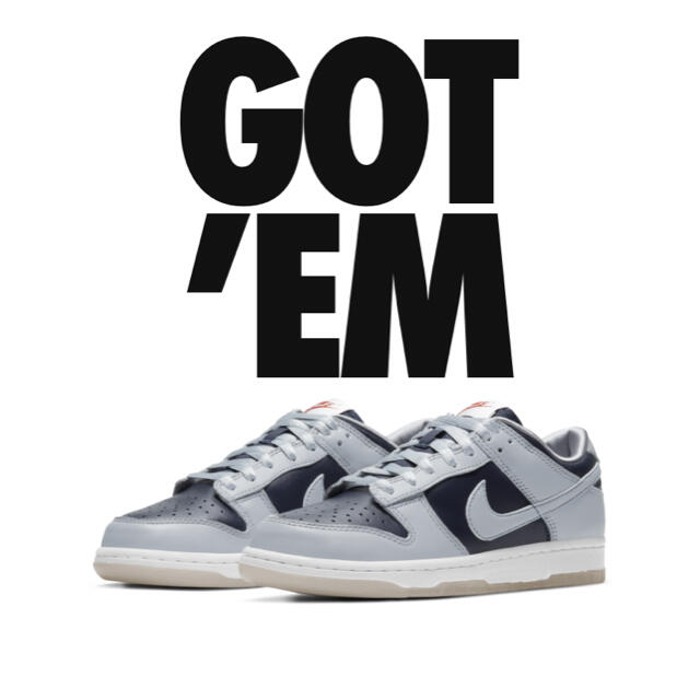 lowNIKE ダンクLOW College Navy