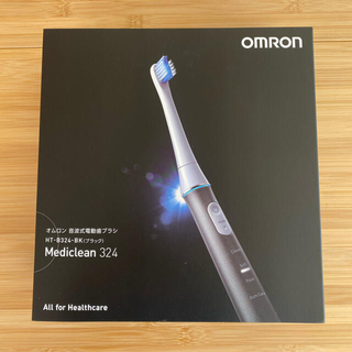 オムロン(OMRON)のオムロン電波式電動歯ブラシ　HT-B324-BK(電動歯ブラシ)