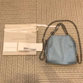 ステラマッカートニー(Stella McCartney)のほぼ新品　ステラマッカートニー  ファラベラ　タイニー　ダックブルー(ショルダーバッグ)