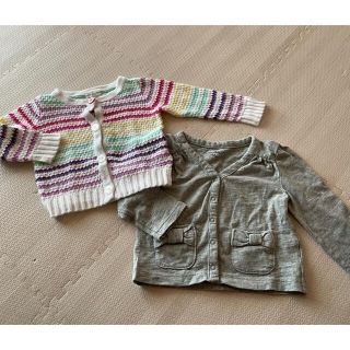 ベビーギャップ(babyGAP)のbaby GAP カーディガン 2枚セット(カーディガン/ボレロ)