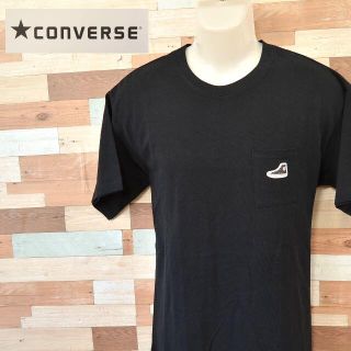 コンバース(CONVERSE)の【CONVERSE】 美品 タグ付き コンバース 半袖Tシャツ ワンポイントロゴ(Tシャツ/カットソー(半袖/袖なし))