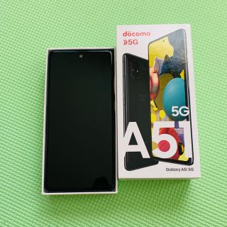 ギャラクシー(Galaxy)のGalaxy A51 5G プリズムブリックスブラック128GB ドコモ(スマートフォン本体)