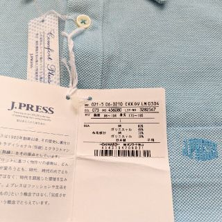 ジェイプレス(J.PRESS)の【未使用】★値下げ★J. PRESS 　メンズ　Lサイズ　半袖ポロシャツ　日本製(ポロシャツ)