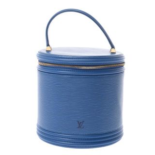 ルイヴィトン(LOUIS VUITTON)のルイヴィトン エピ カンヌ レッド ハンドバッグ 青(ハンドバッグ)