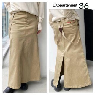 アパルトモンドゥーズィエムクラス(L'Appartement DEUXIEME CLASSE)のL'Appartement GOOD GRIEF Chino Skirt 36(ロングスカート)