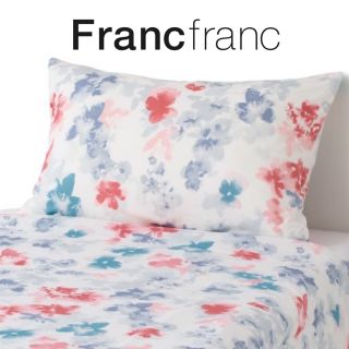 フランフラン(Francfranc)の❤新品 フランフラン ふわろ 枕カバー フラワー【マルチ】❤(シーツ/カバー)