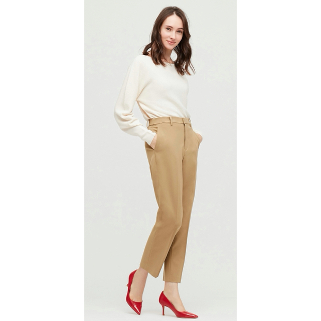 レディース パンツ UNIQLO ユニクロ ベージュ - その他