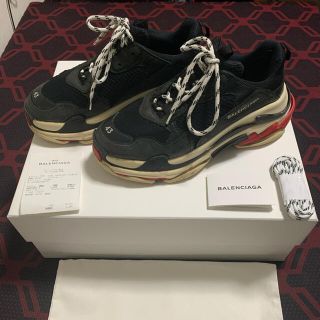 バレンシアガ(Balenciaga)の国内正規品　イタリア製　balenciaga triple s 43(スニーカー)