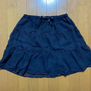 ページボーイ(PAGEBOY)のPAGEBOY シフォンスカート ネイビー(ミニスカート)